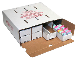 laboratory storage boxes, microscope slide storage